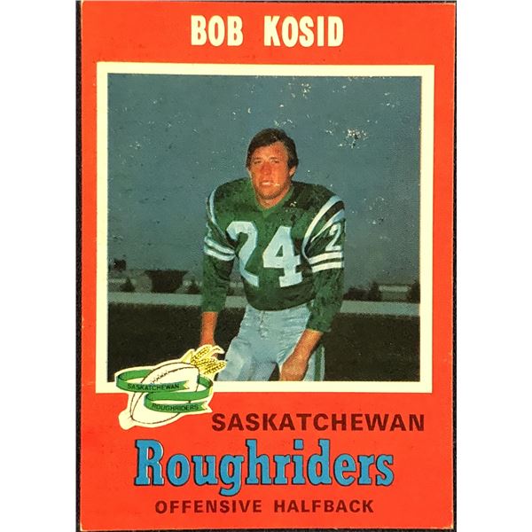 1971 O-PEE-CHEE CFL BOB KOSID