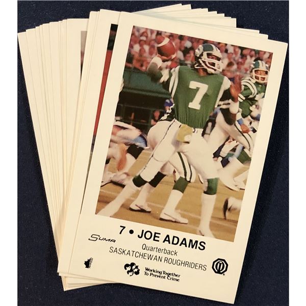 1982 SASKATCHEWAN ROUGHRIDERS POLICE SET