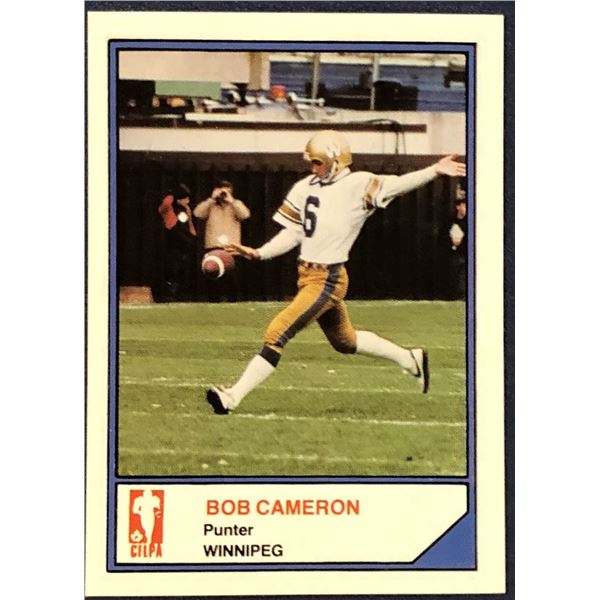 1984 JOGO CFL BOB CAMERON (HOF)