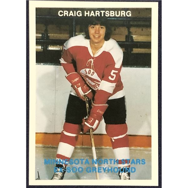 1987-88 OHL SOO GREYHOUNDS POLICE CARD - CRAIG HARTSBURG