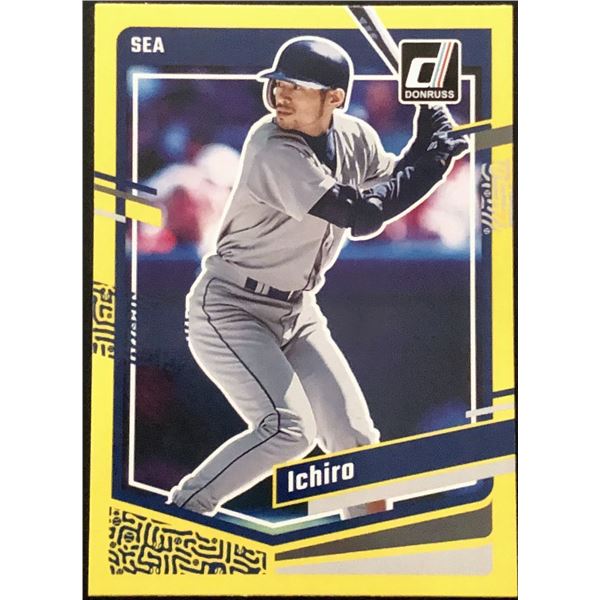 2023 DONRUSS YELLOW FLASH ICHIRO SUZUKI (HOF)