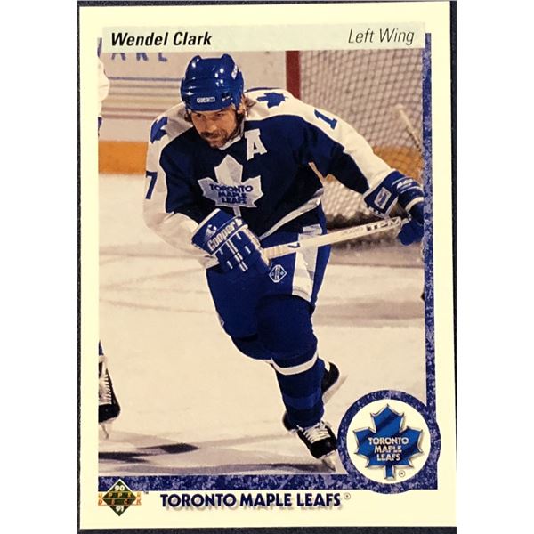 1990-91 UPPER DECK NHL WENDEL CLARK