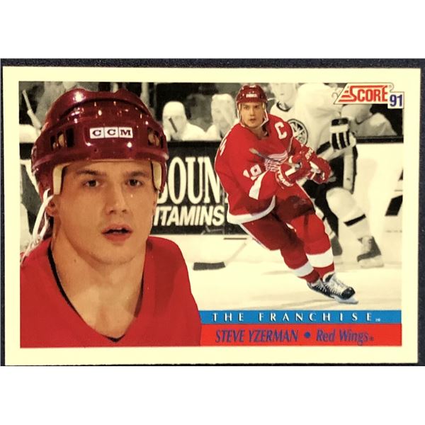 1991-92 SCORE STEVE YZERMAN (HOF)