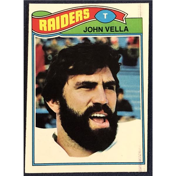 1977 TOPPS NFL FOOTBALL JOHN VELLA