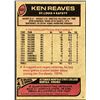 Image 2 : 1977 TOPPS NFL FOOTBALL KEN REAVES