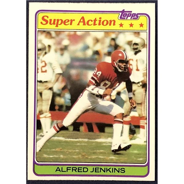 1981 TOPPS NFL ALFRED JENKINS