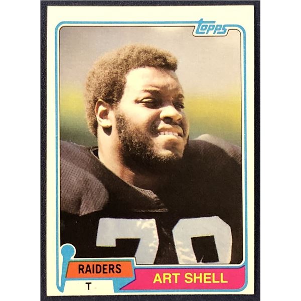 1981 TOPPS NFL ART SHELL (HOF)