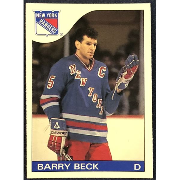 1985-86 O-PEE-CHEE NHL BARRY BECK