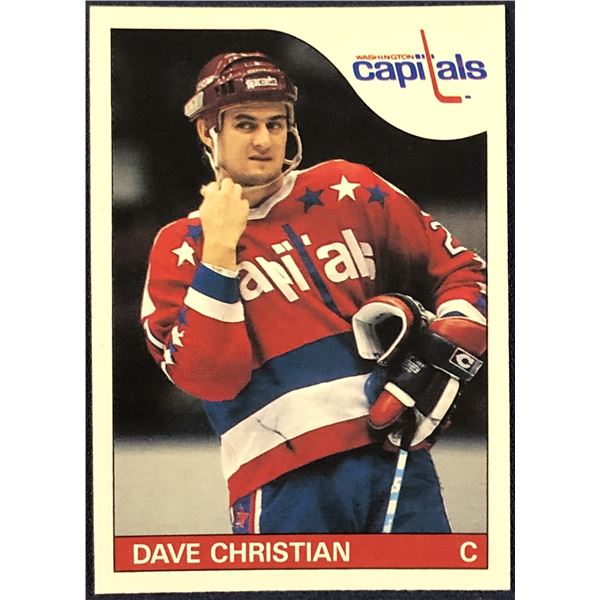 1985-86 O-PEE-CHEE NHL DAVE CHRISTIAN