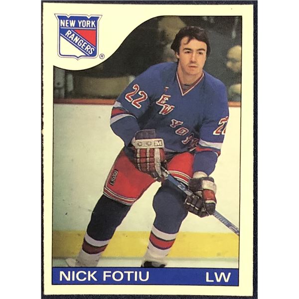 1985-86 O-PEE-CHEE NHL NICK FOTIU