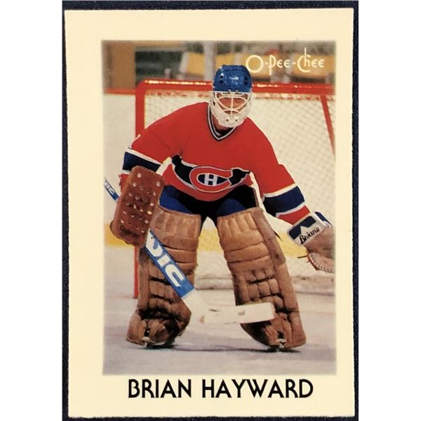 1987-88 O-PEE-CHEE NHL MINI - BRIAN HAYWARD