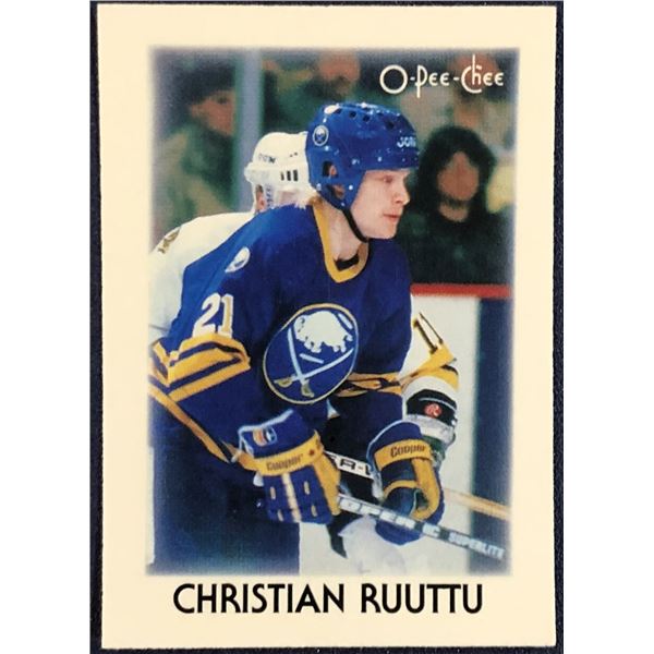 1987-88 O-PEE-CHEE NHL MINI - CHRISTIAN RUUTTU