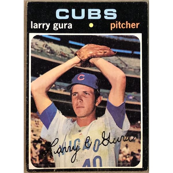 1971 TOPPS LARRY GURA ROOKIE CARD