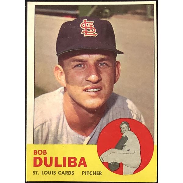 1963 TOPPS BOB DULIBA