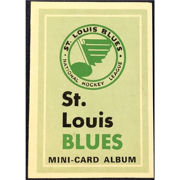 1969-70 O-PEE-CHEE NHL MINI CARD ALBUM - ST. LOUIS BLUES
