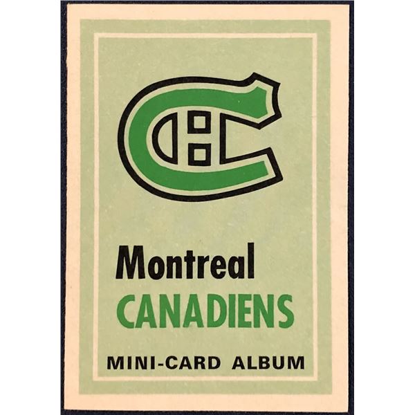 1969-70 O-PEE-CHEE NHL MINI CARD ALBUM - MONTREAL CANADIENS
