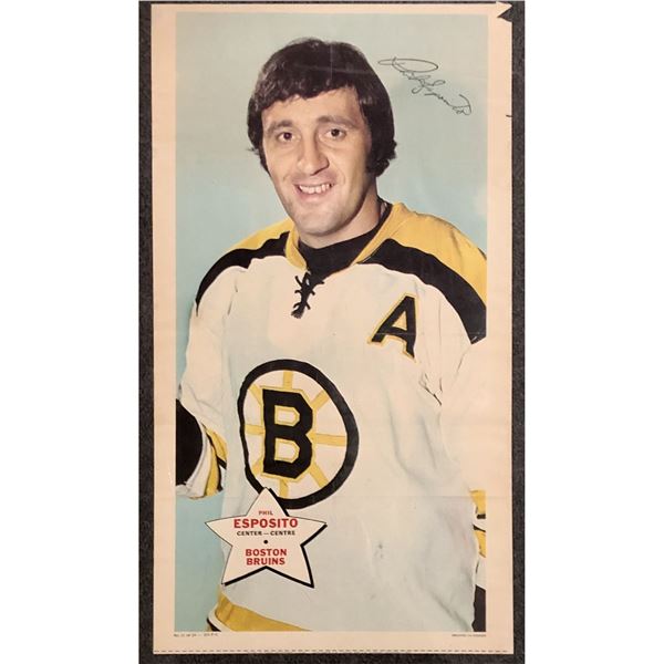 1971-72 O-PEE-CHEE NHL POSTERS TEST ISSUE - PHIL ESPOSITO (HOF)