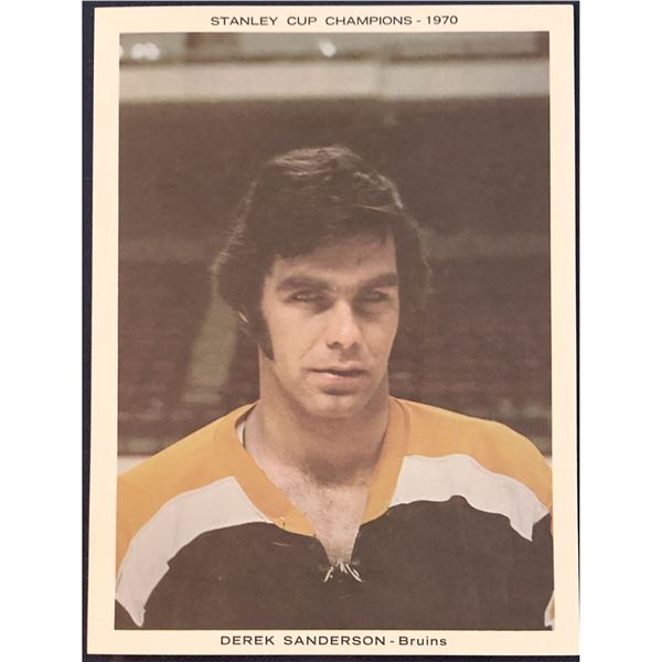 1970 BOSTON BRUINS STANLEY CUP CHAMPS - DEREK SANDERSON