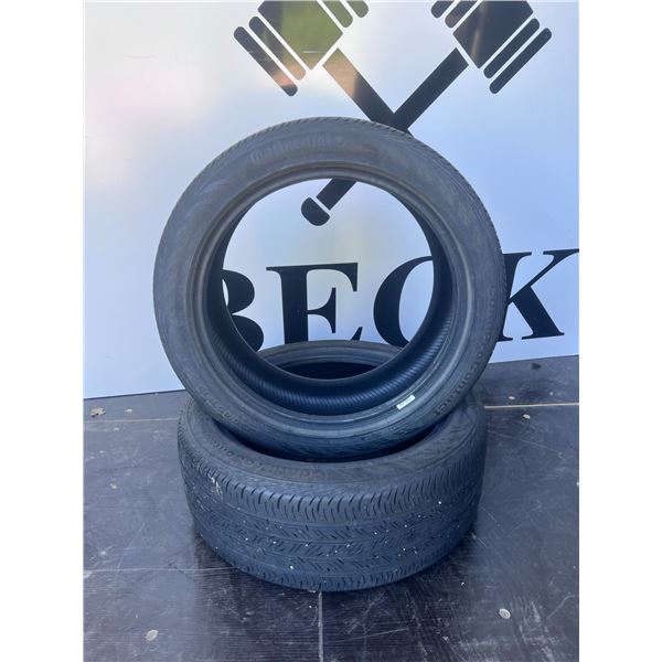 Pair Continental ContiProContact 235/45R19 95H Tires