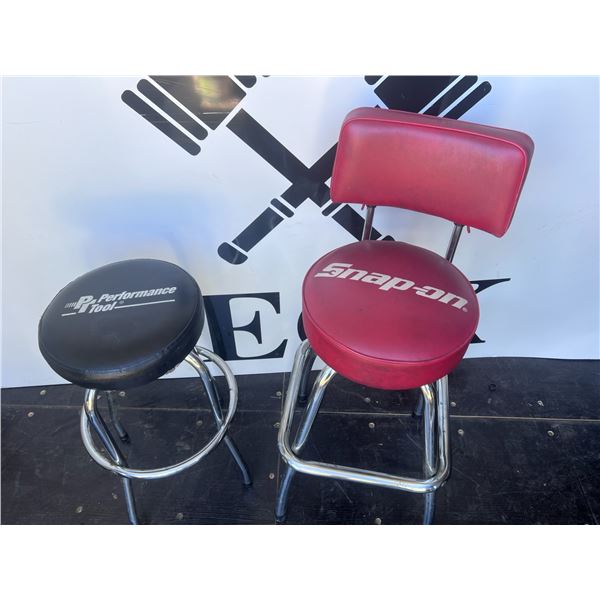 Snap-on and Performance Tool Bar Stools, Pair