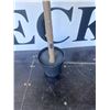 Image 9 : Metal Floor Lamp With Three Cage Shades And Faux Plant