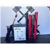 Image 1 : Archery Arrow Tubes, Arrows, and Bulldog Pug Target Bundle