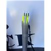 Image 4 : Archery Arrow Tubes, Arrows, and Bulldog Pug Target Bundle