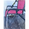 Image 4 : 2 Tommy Bahama Blue Beach Chairs And 1 Red Zero Gravity Recliner