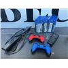 Image 1 : PlayStation 4 Controllers, Assorted Games, You Rock Guitar, Speaker Stand, and Power Bar