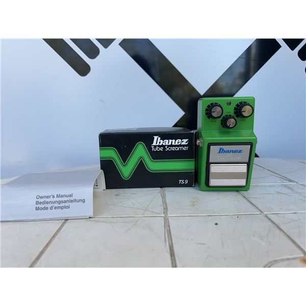 New Ibanez TS9 Tube Screamer Overdrive Pedal with Box and Manual
