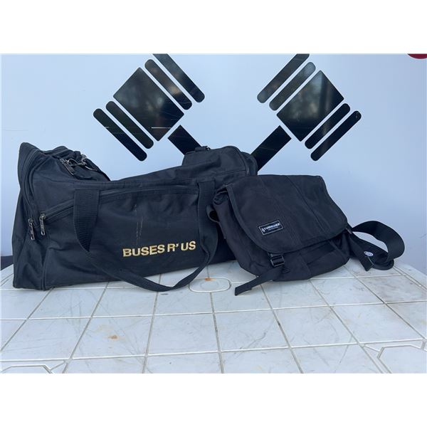Buses R' Us Duffel Bag and Timbuk2 Messenger Bag