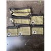 Image 1 : Overland Textile Systems Canvas Zippered Pouches, Set of 6