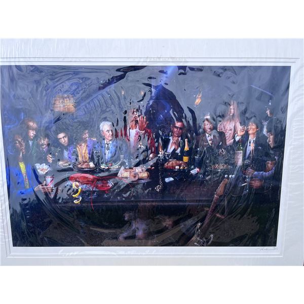 Paul Karslake "The Rock & Roll Last Supper" Limited Edition Print, 17/145