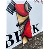 Image 3 : Belinda Chamberlain Signed Abstract Painting, 45x15 Inches