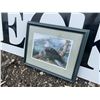 Image 3 : Framed Eagle and Chick Wildlife Print, 14x17 Inches