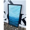Image 3 : J Jensen Framed Ocean Scene Acrylic Painting, 24x12 Inches