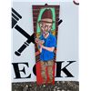 Image 1 : Acrylic Painting on Canvas Portrait, 48x12 Inches
