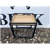 Image 2 : Modern Wood and Metal Nesting Side Tables