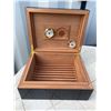 Image 2 : Wooden Humidor Cigar Boxes with Instruments