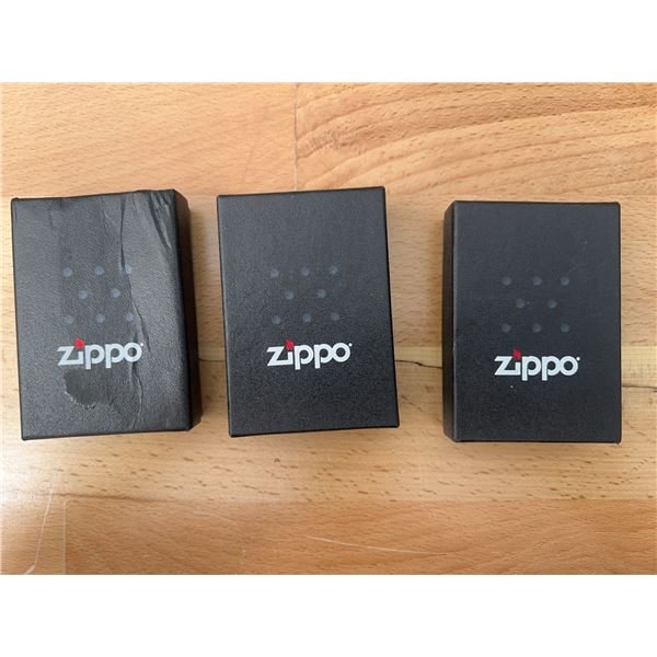 3 Sons of Anarchy Zippo Lighters with Original Boxes
