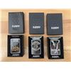 Image 2 : 3 Sons of Anarchy Zippo Lighters with Original Boxes