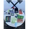 Image 1 : Large Assortment of Artist Supplies: Prismacolor, Charcoal, Pastels