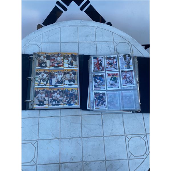 Hockey Card Collection Albums Featuring Pro Set and Upper Deck