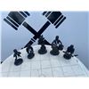 Image 1 : 5 Metal Jazz Musician Figurines