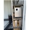 Image 3 : Metal and Wood Storage Shelf Unit and Two Metal Shoe Racks