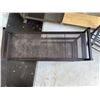 Image 7 : Metal and Wood Storage Shelf Unit and Two Metal Shoe Racks