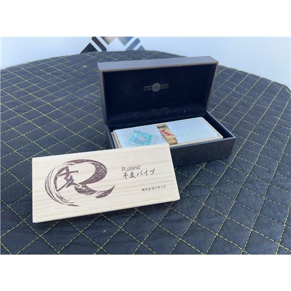 Herbal Smoking Rolling Papers and Tips Set in Box