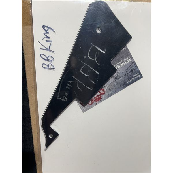 BB King Signed Guitar Pickguard