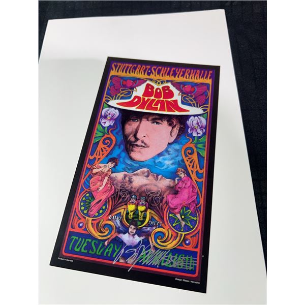 Bob Dylan Stuttgart Poster Print Signed by Artist
