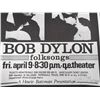Image 3 : Bob Dylan Folksongs Poster Signed, Bob Masse Studios 2007